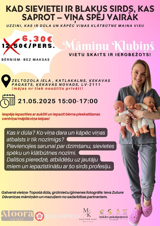 Pasākums māmiņām 21.05.2025-KATLKALNĀ