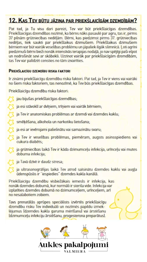 Priekšlaicīgas dzemdības